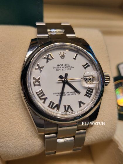 Rolex Datejust 31mm White Dial Women's Watch Ref.178240.