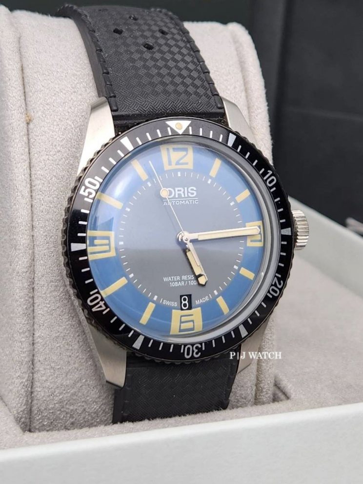 Oris 40mm Divers Sixty-Five Blue Dial Ref.73377074065RS