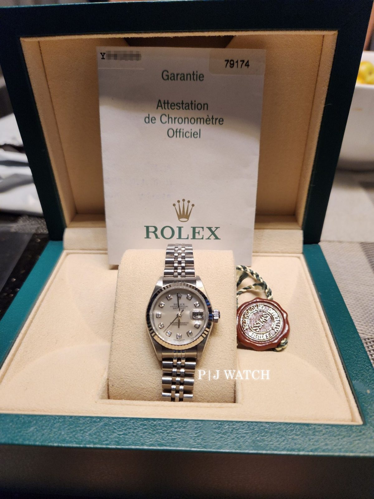 Rolex Lady-Datejust 26mm MOP Dial Fluted Bezel Ref.79174-2