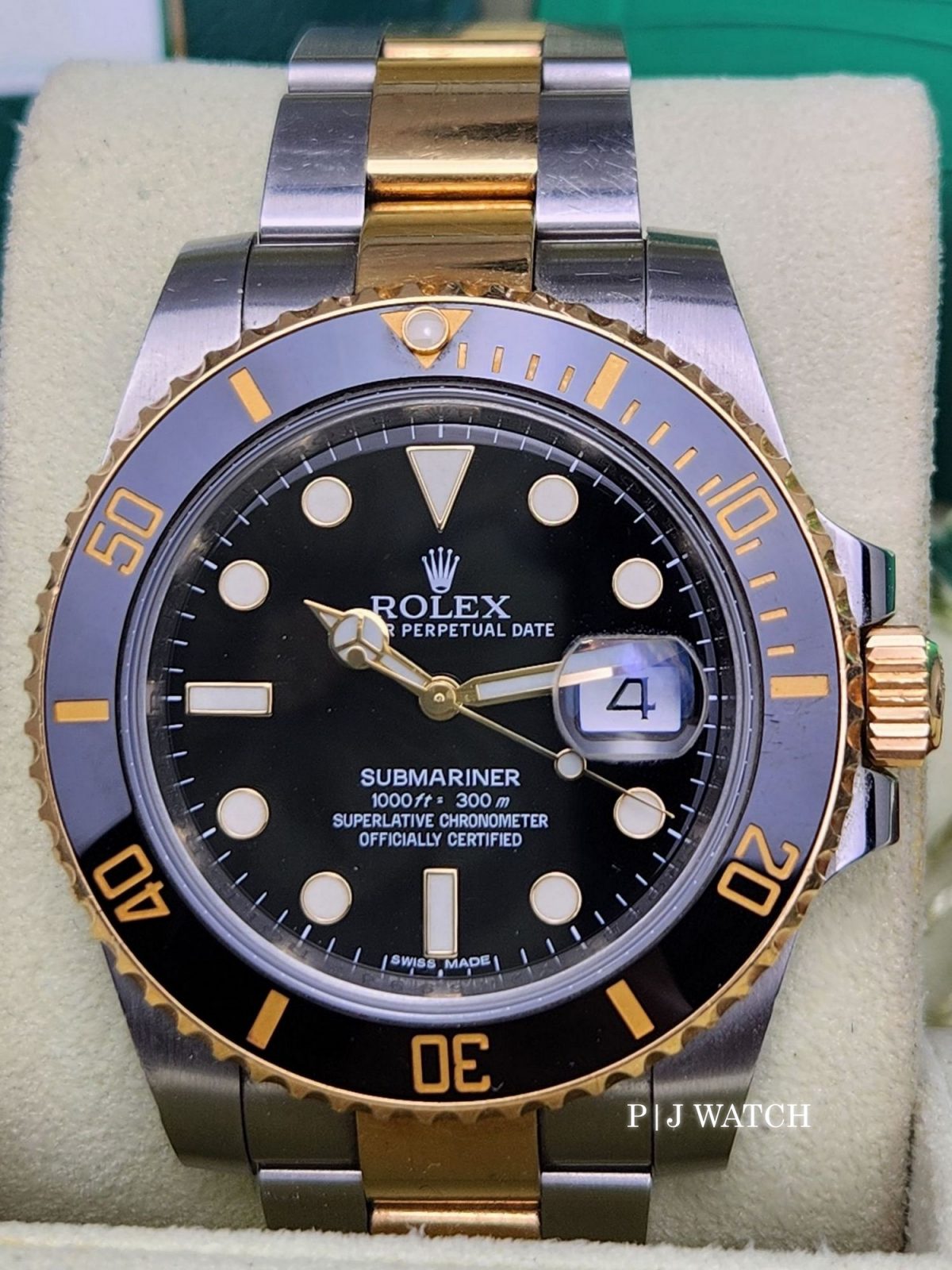 Rolex Submariner Date 40mm Two-Tone Black Dail Ref.116613LN-1