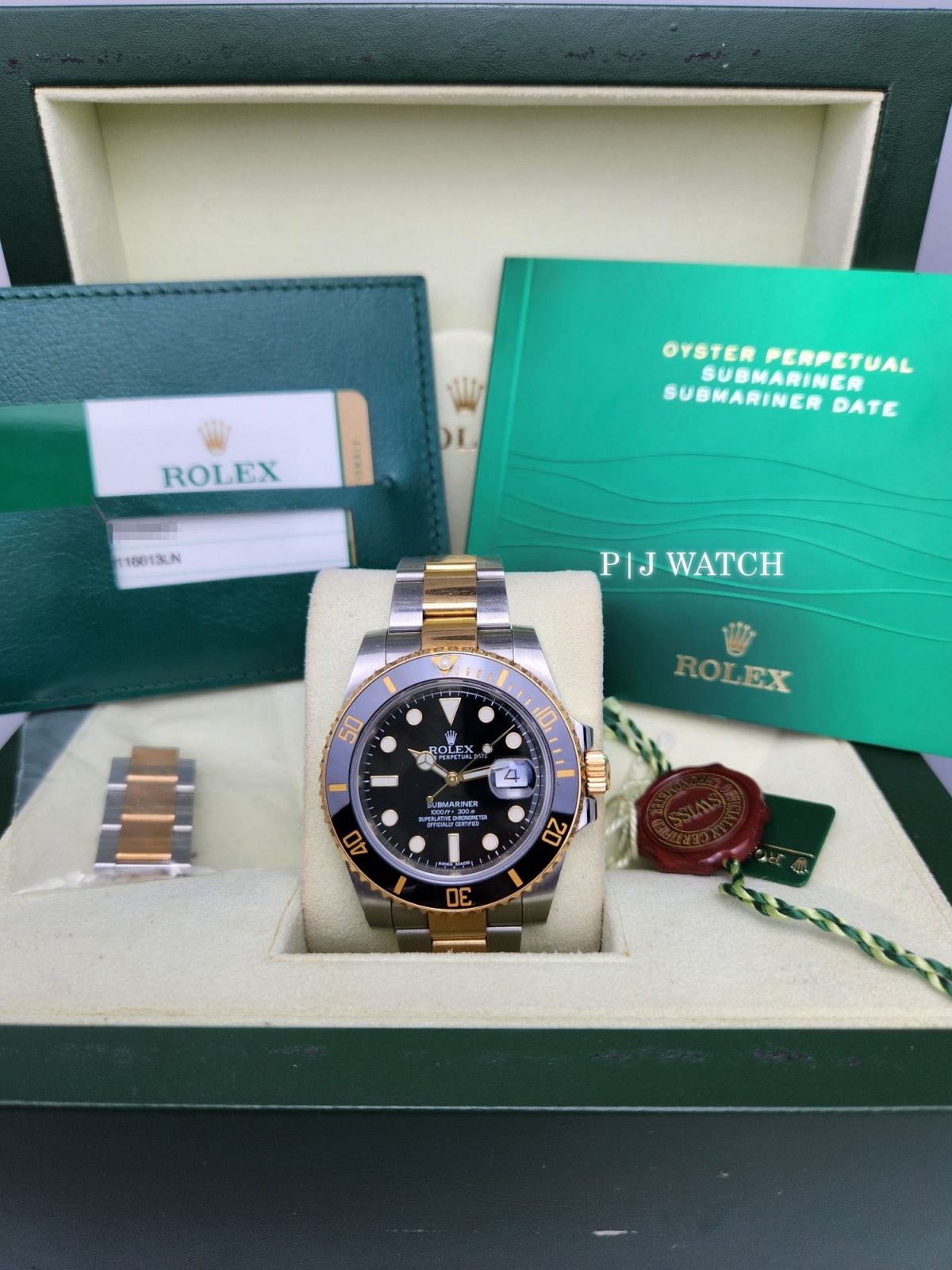 Rolex Submariner Date 40mm Two-Tone Black Dail Ref.116613LN-2