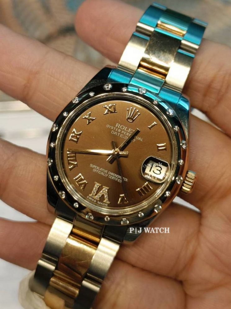 Rolex Datejust 31mm Two-Tone Chocolate Brown Dial Ref.178341