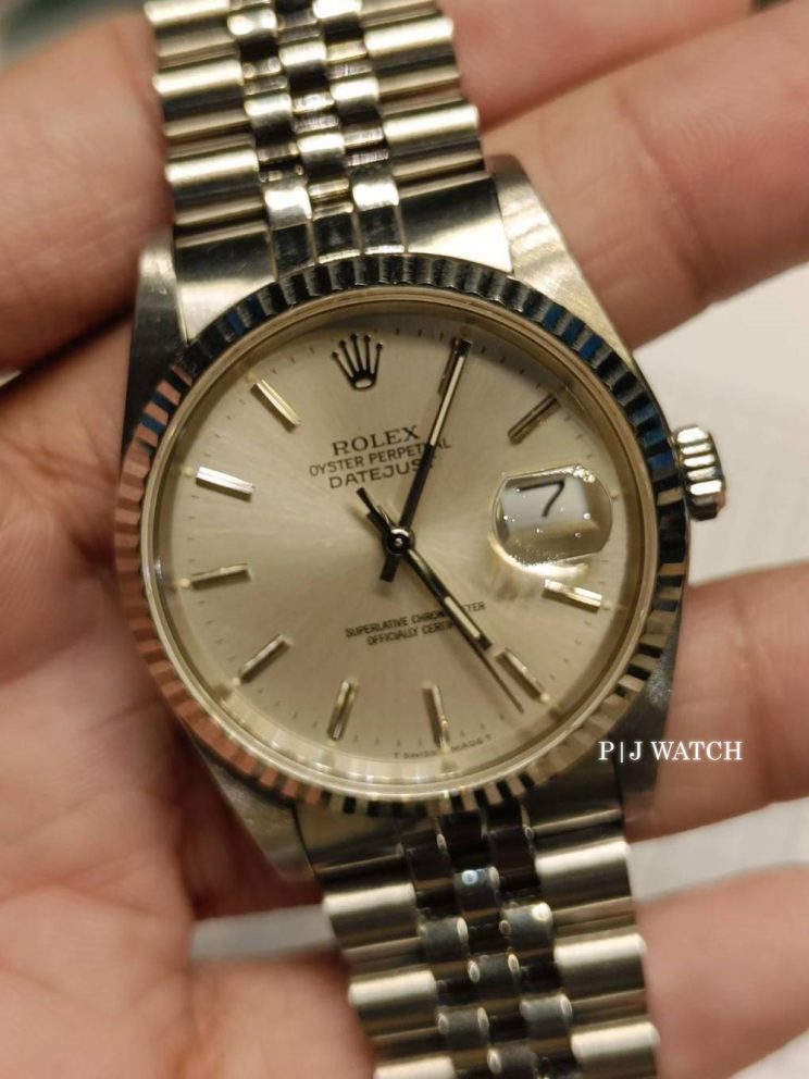 Rolex Datejust 36mm Steel Silver Dial Ref.16014