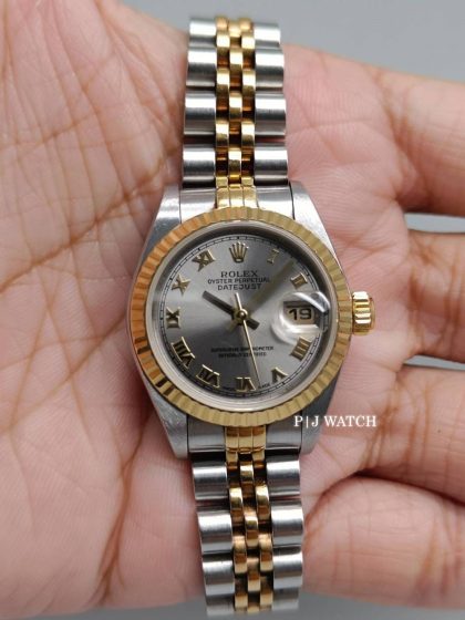 Rolex Lady-Datejust 26mm Slate Grey Dial Ref.179173
