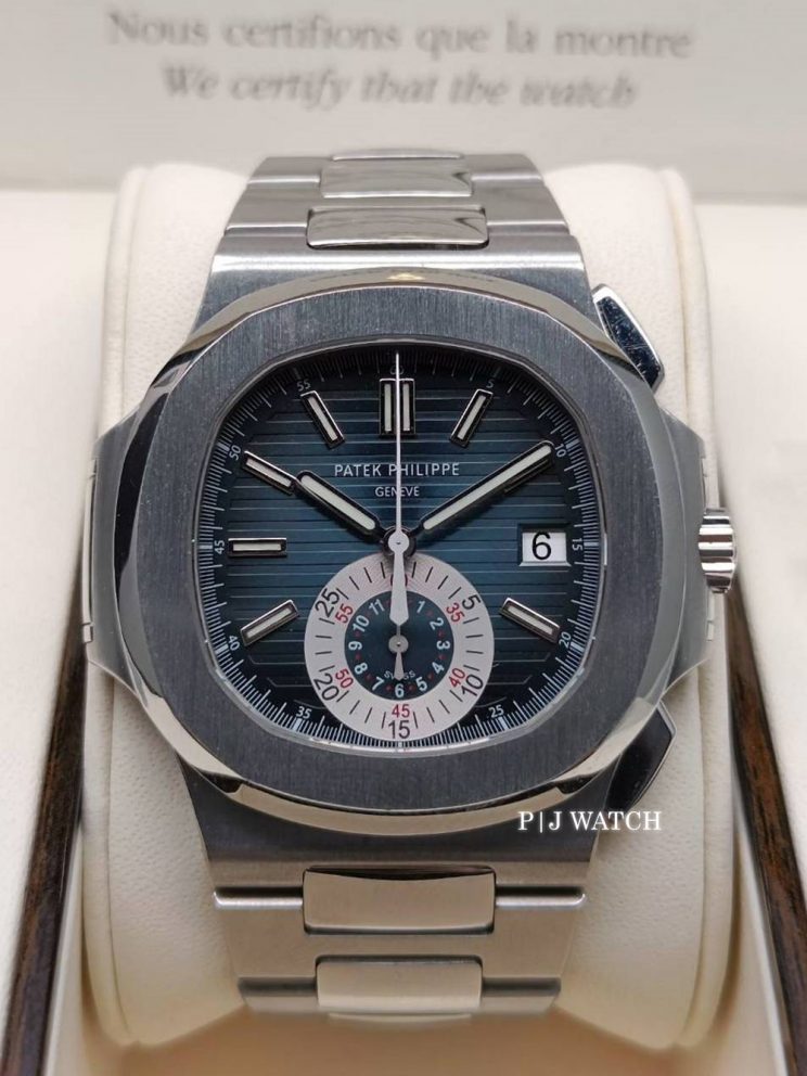 Patek Philippe Nautilus Stainless Steel Blue Dial 5980-1A-001