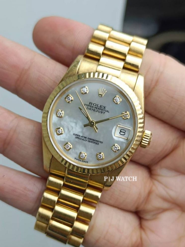 Rolex Datejust 31mm Mother of Pearl Diamond Dial Ref.78278
