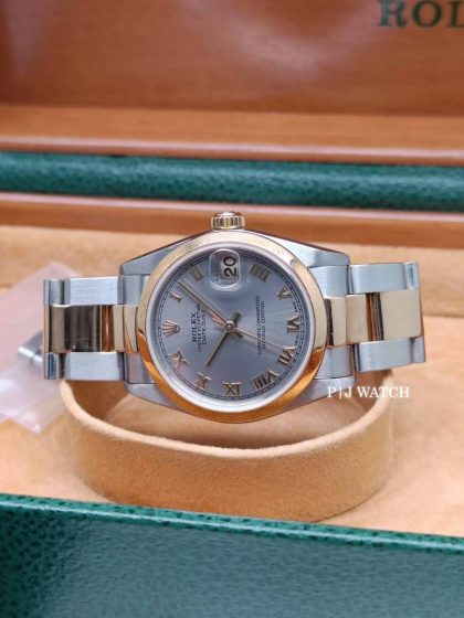 Rolex Datejust 31mm Steel & Yellow Gold Slate Dial Ref.78243
