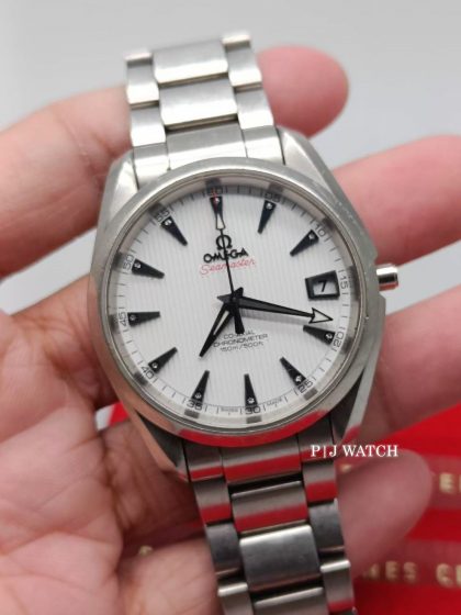 Omega Seamaster Aqua Terra 150M Omega Co-Axial White Dial Ref.231.13.39.21.54.001