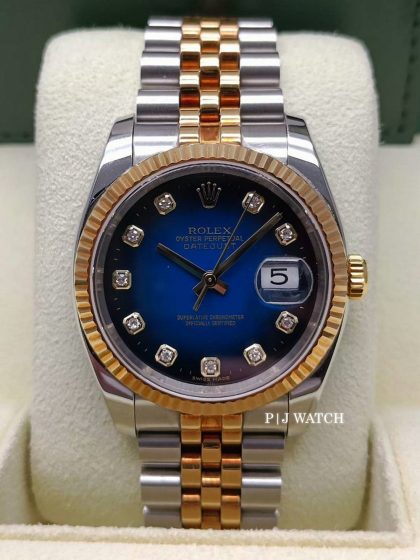 Rolex Datejust 36mm Blue Diamond Jubilee Ref.116233
