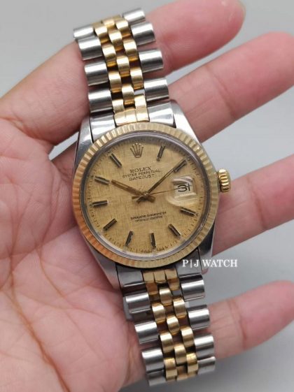 Rolex Datejust 36mm Champagne Linen Dial Ref.16013