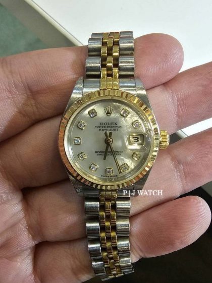 Rolex Lady-Datejust 26mm Gold & Steel Watch Ref.179173