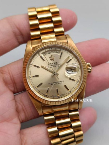 Rolex Day-Date 36mm President 18K Yellow Gold Ref.18038