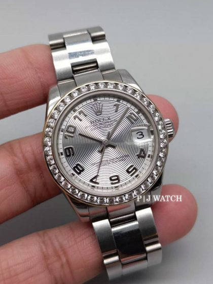 Rolex Datejust 31mm Concentric Circle Silver Dial Ref.178240