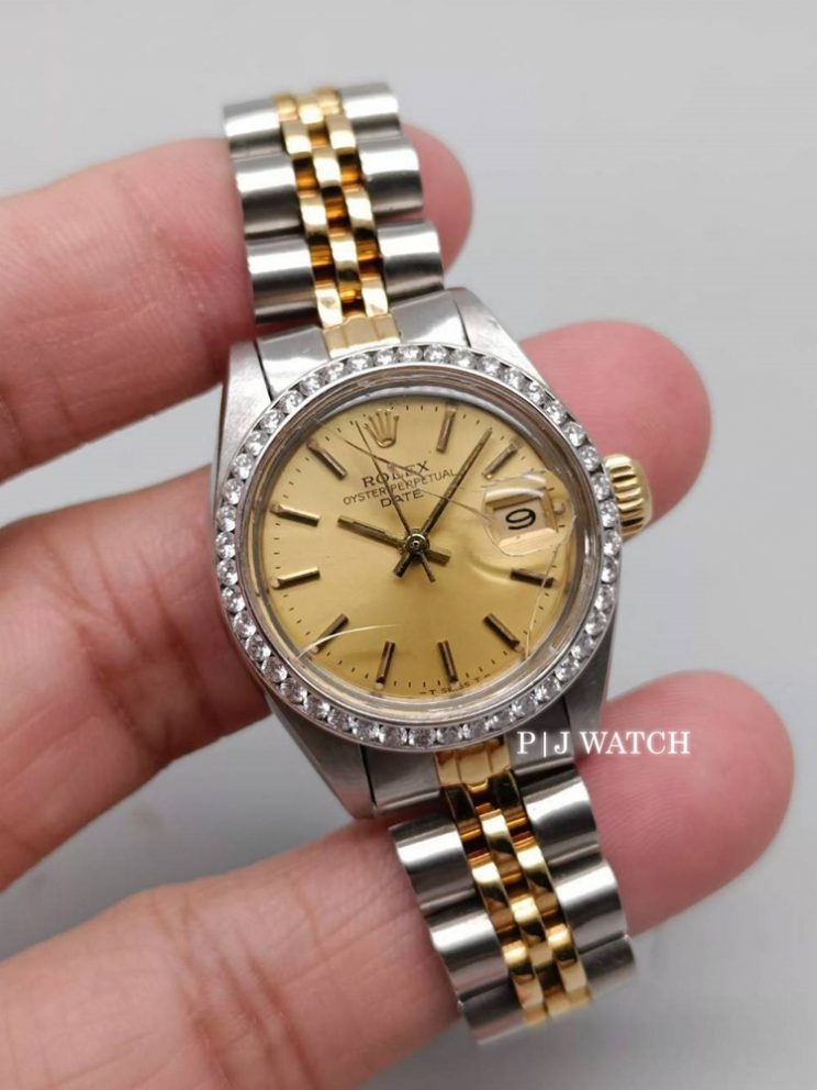 Rolex Oyster Perpetual Date 26mm Gold&Steel Ref.6917