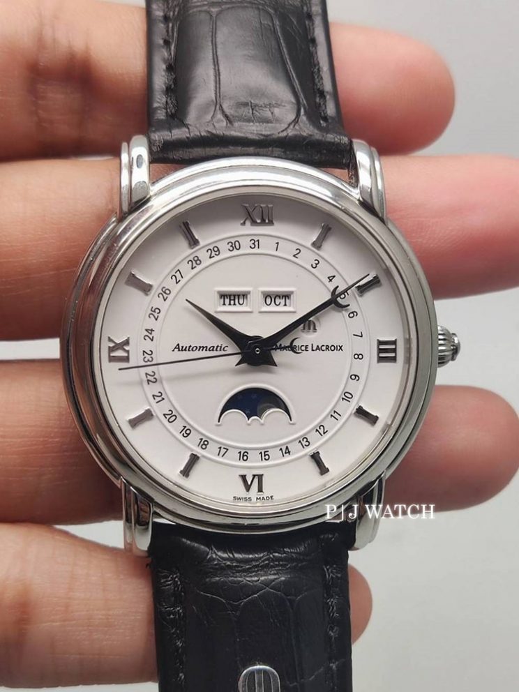 Maurice Lacroix Masterpiece Phases De Lune Steel Ref.37757