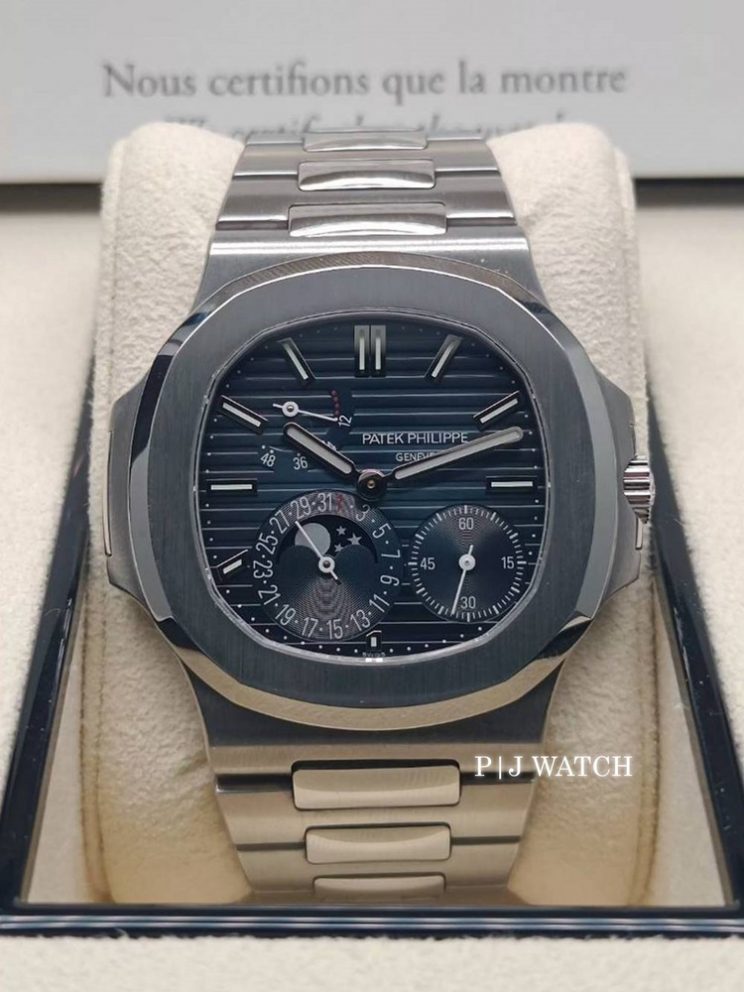 Patek Philippe Nautilus Moon Phase Stainless Steel Watch 5712-1A-001