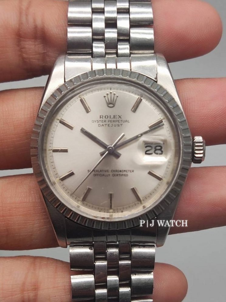 Rolex Datejust Vintage 36mm Silver Dial Jubilee Bracelet Ref.1601