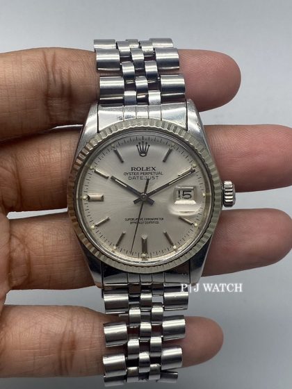 Rolex Datejust Vintage 36mm Steel Silver Dial Ref.1601