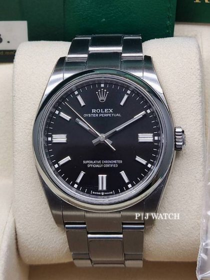 Rolex Oyster Perpetual 36mm Black Dial Unisex Watch Ref.126000