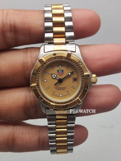 TAG Heuer Professional 2000 Gold Dial Quartz Ref.964.013