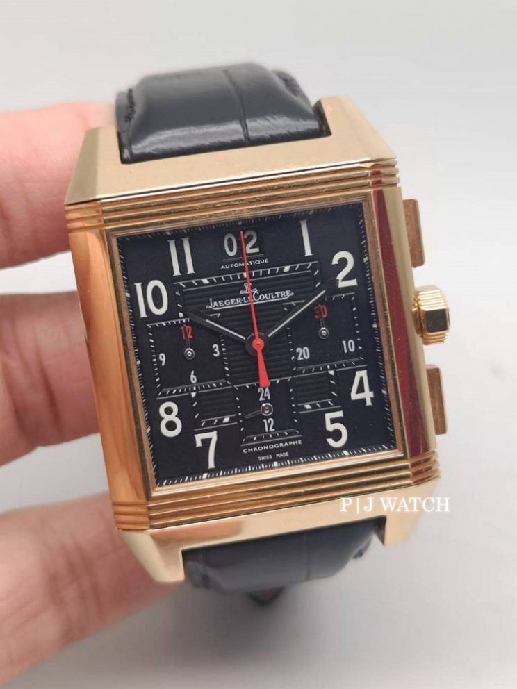 Jaeger-LeCoultre Reverso Squadra Chronograph GMT Rose Gold Limited Edition Ref.230.2.45