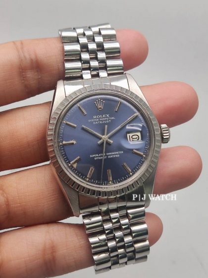 Rolex Datejust 36mm Vintage Blue Sigma Dial Ref.1603