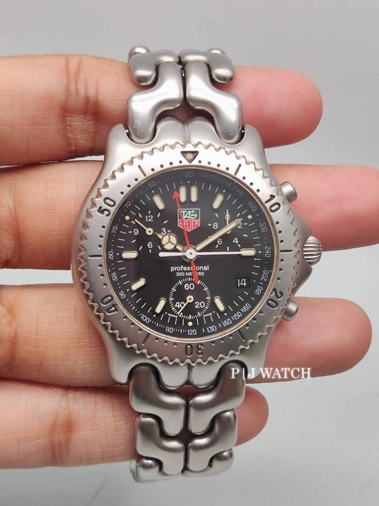 TAG Heuer SEL Chronograph Quartz Black Dial Ref.CG1110-0