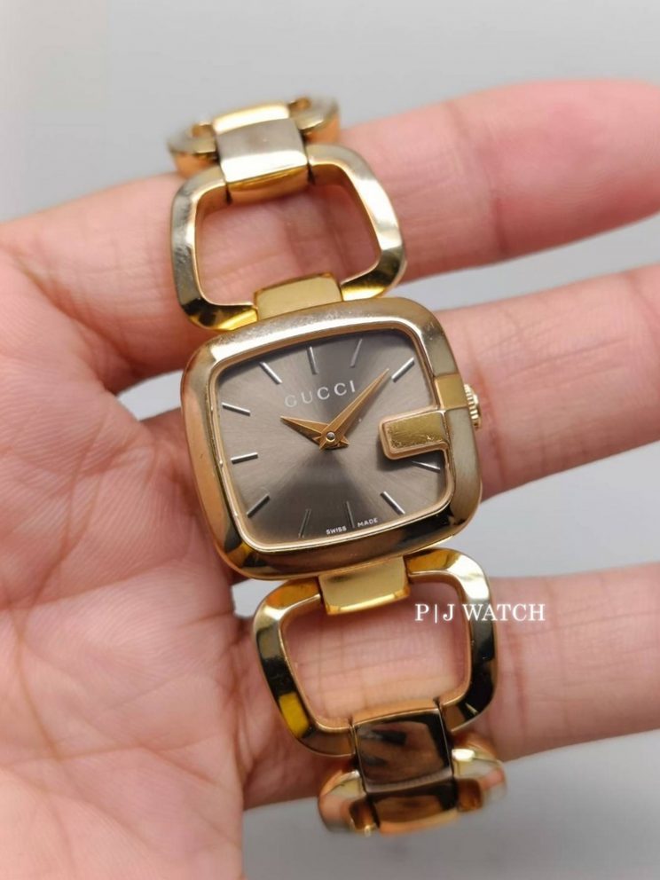 Gucci G-Gucci Gold PVD Women's Watch Ref.YA125511