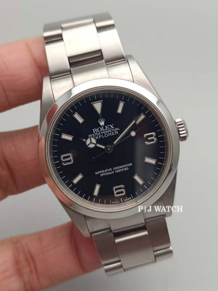 Rolex Explorer 36mm Black Dial Steel Unisex Watch Ref.114270