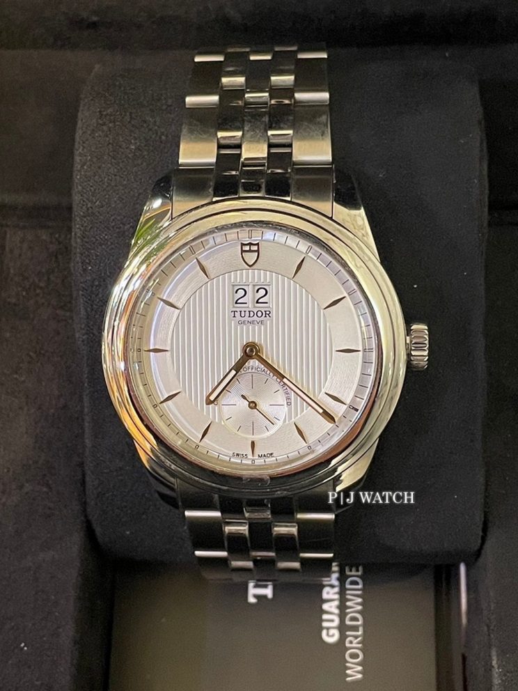 Tudor Glamour Date Silver Dial Champagne Markers Ref.57100