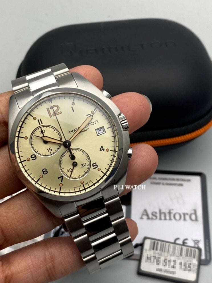 Hamilton Khaki Aviation Chronometer Quartz Watch Ref.H76512155