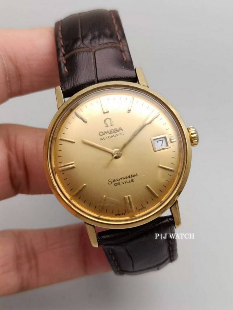 Omega Seamaster De Ville Gold 18k Vintage Watch