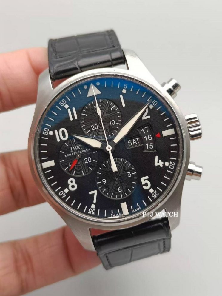 IWC Pilot Chronograph 43mm Black Dial Ref.IW377701