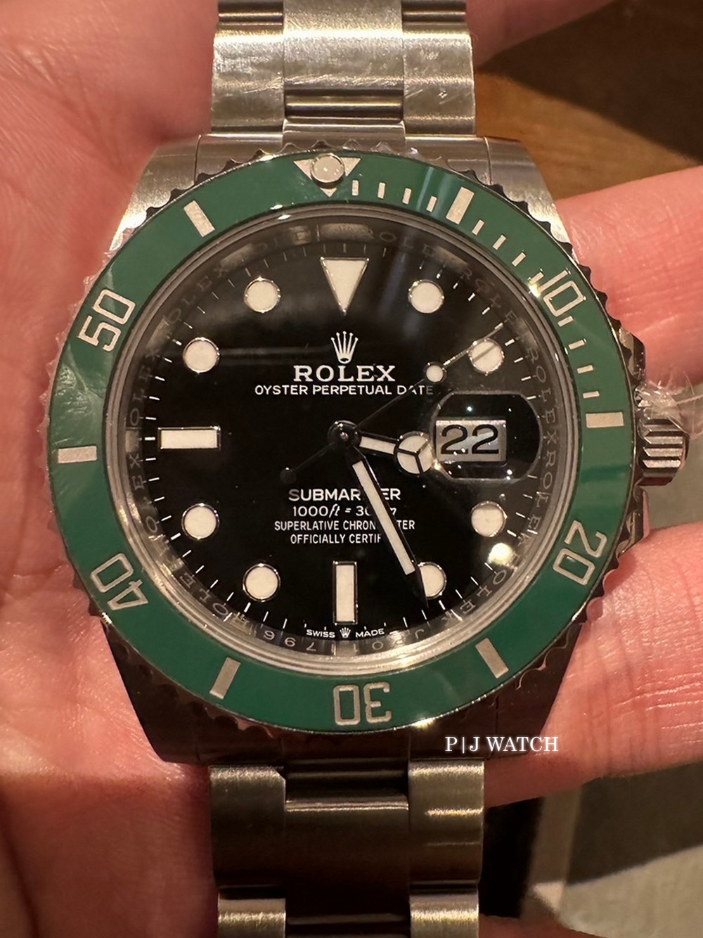 Rolex Submariner Date Hulk Oystersteel Green Dial Ref.116610LV