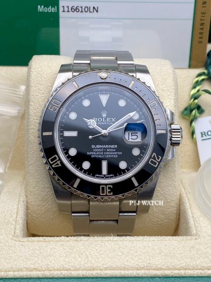 Rolex Submariner Date Oystersteel Black Dial Men's Watch Ref.116610LN