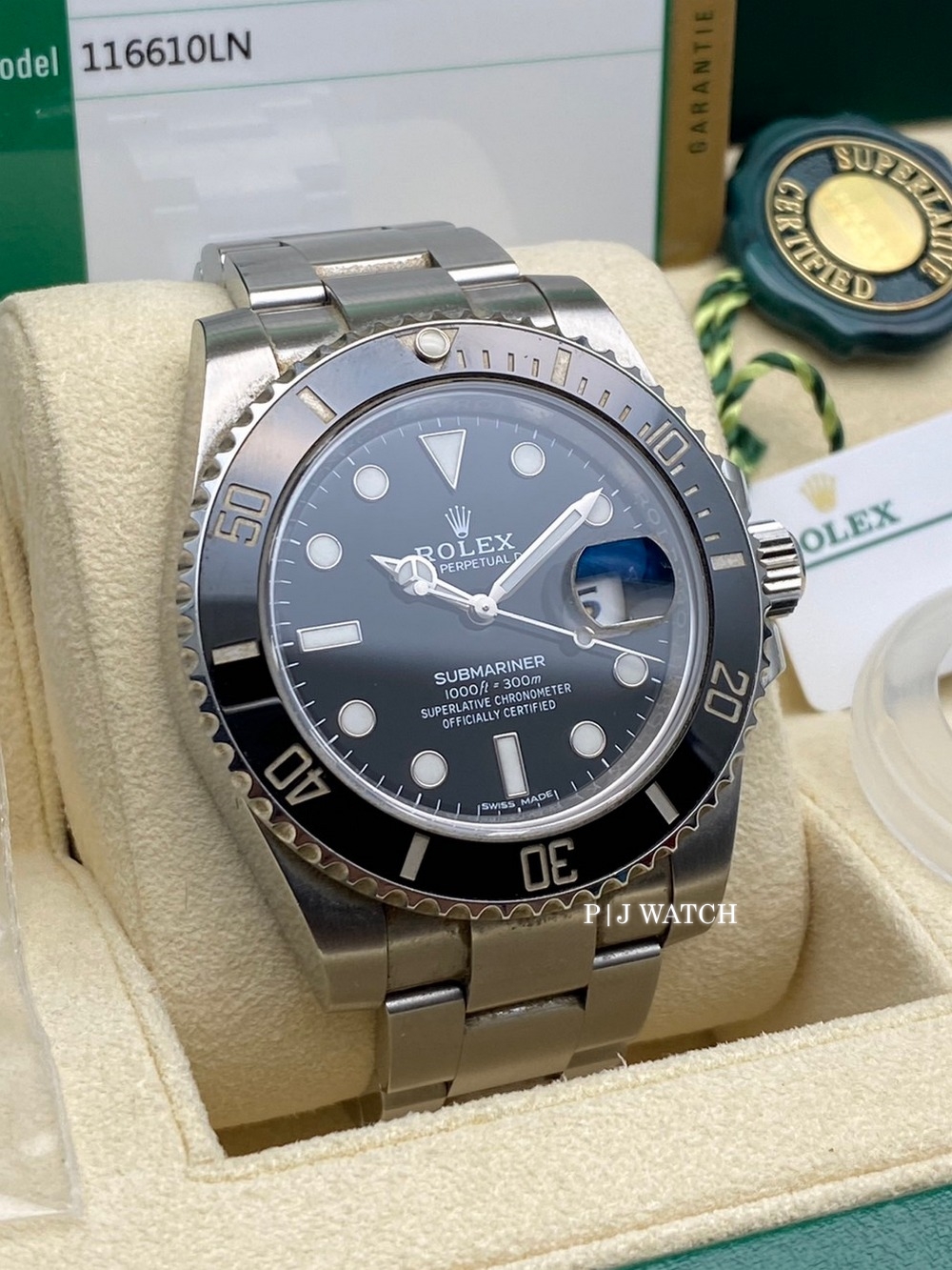 Rolex Submariner Date Oystersteel Black Dial Men's Watch Ref.116610LN
