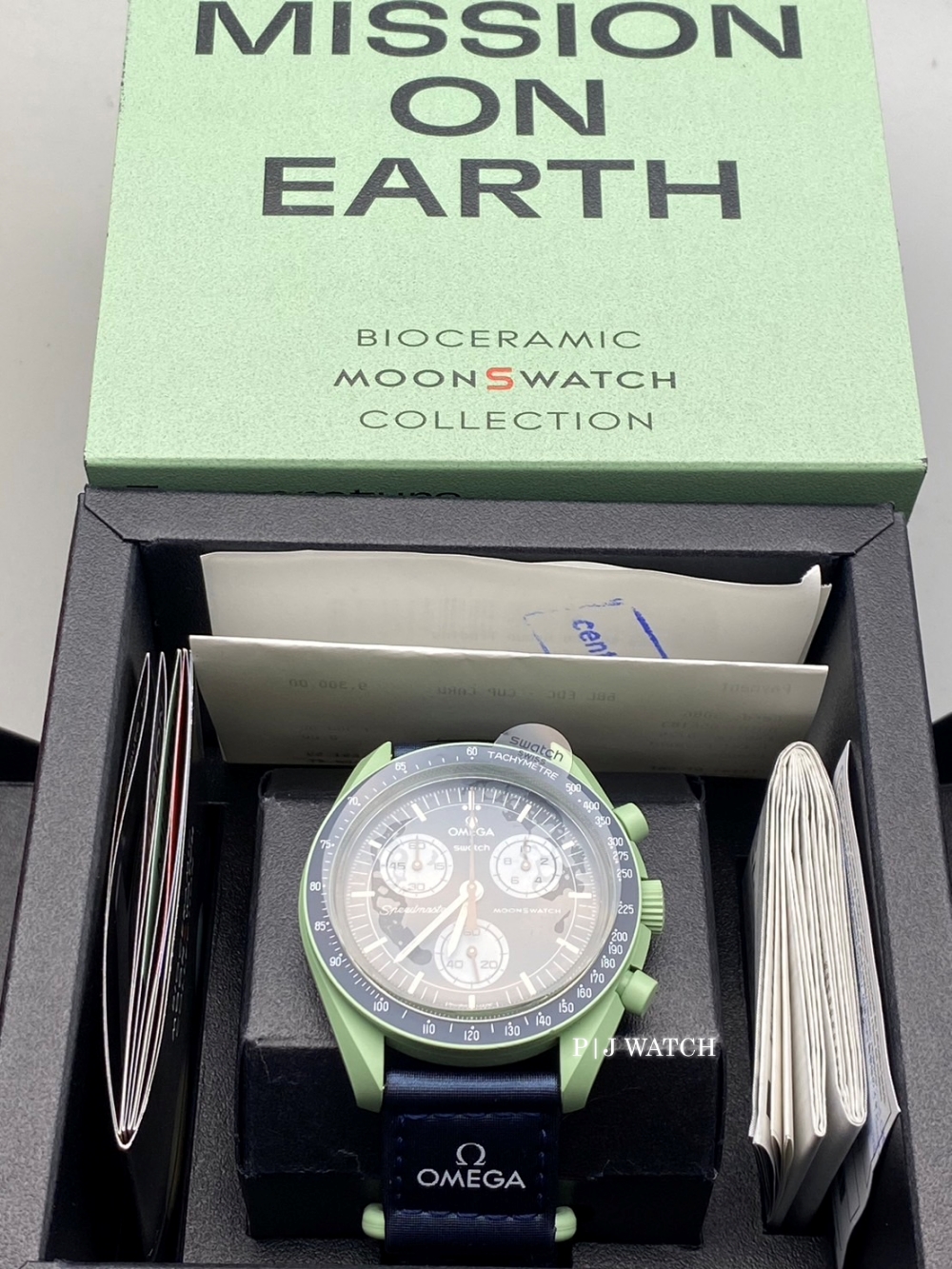 Swatch x Omega MoonSwatch Chronograph Mission on Earth Ref.SO33G100