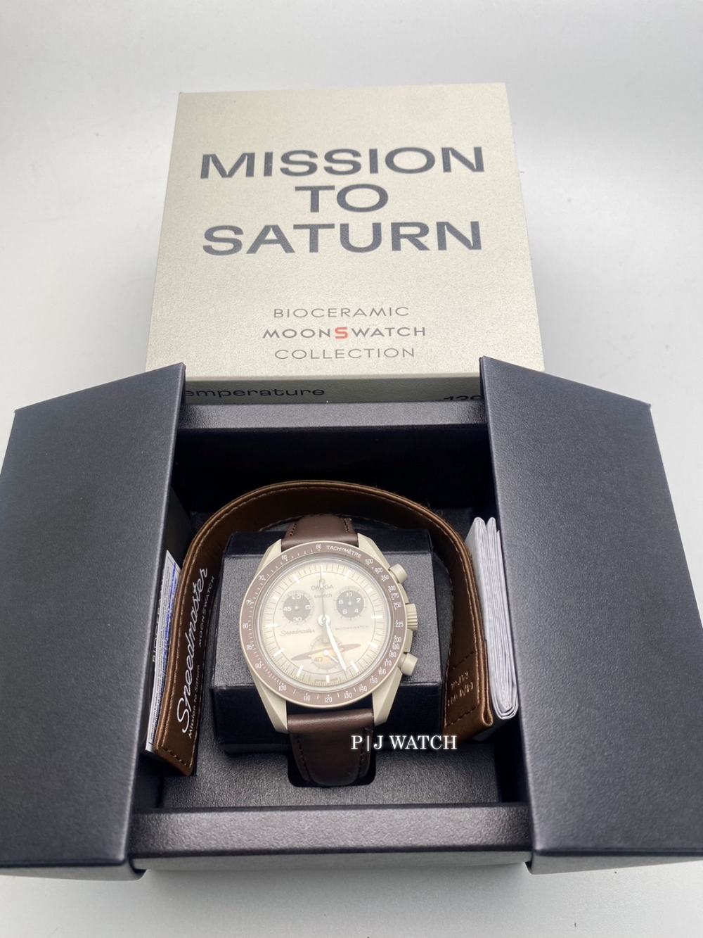 Swatch x Omega MoonSwatch Chronograph Mission to Saturn Ref.SO33T100