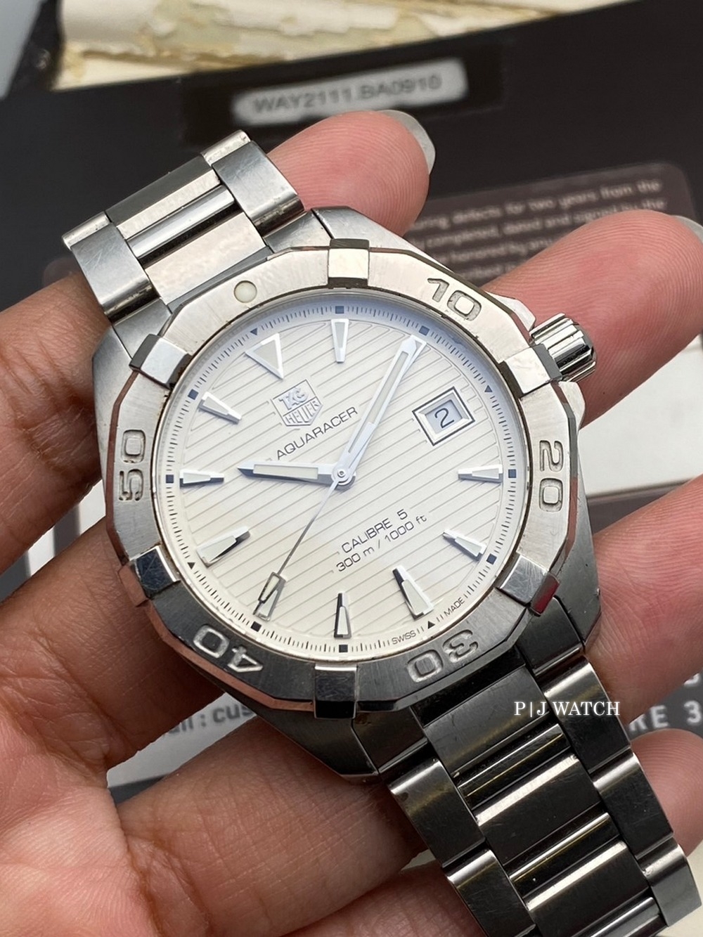 Tag Heuer Aquaracer Automatic 41mm Silver Dial Ref.WAY2111.BA0928