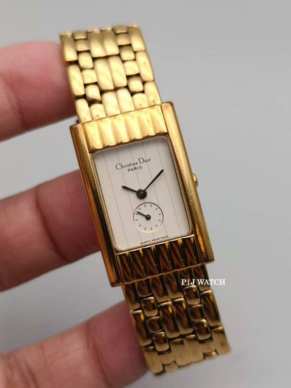 Christian Dior Gold Plated Vintage Quartz Watch