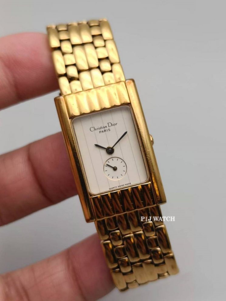 Christian Dior Gold Plated Vintage Quartz Watch