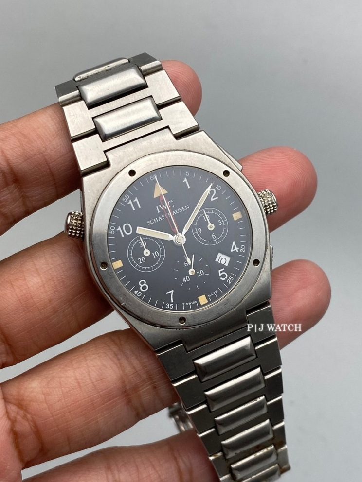 IWC Ingenieur Chronograph Alarm Quartz Watch Ref.IW3805