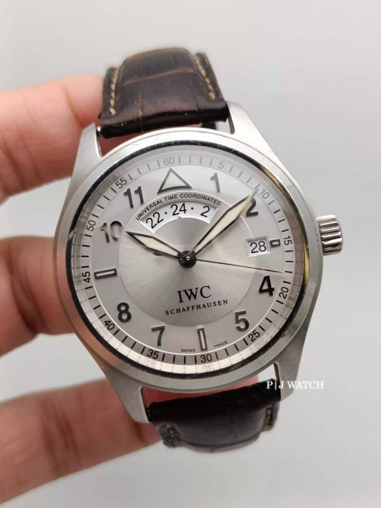 IWC Pilot's Watch Spitfire UTC Stainless Steel Silver Dial Ref.IW3251-07