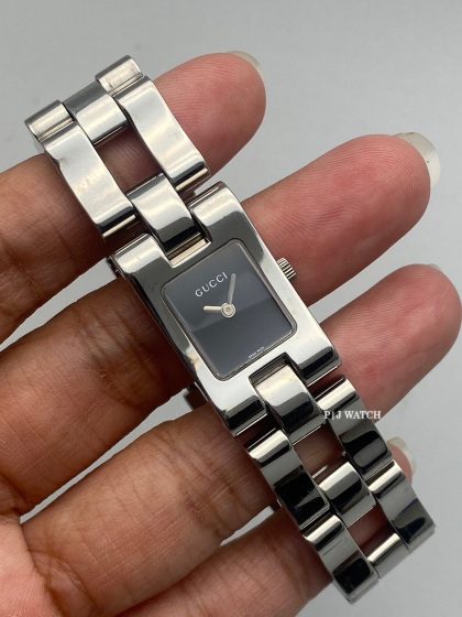 Gucci Black Dial Stainless Steel Ref.6305L