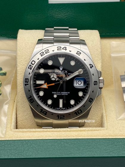 Rolex Explorer II 42mm Black Dial Oystersteel Men's Watch Ref.216570