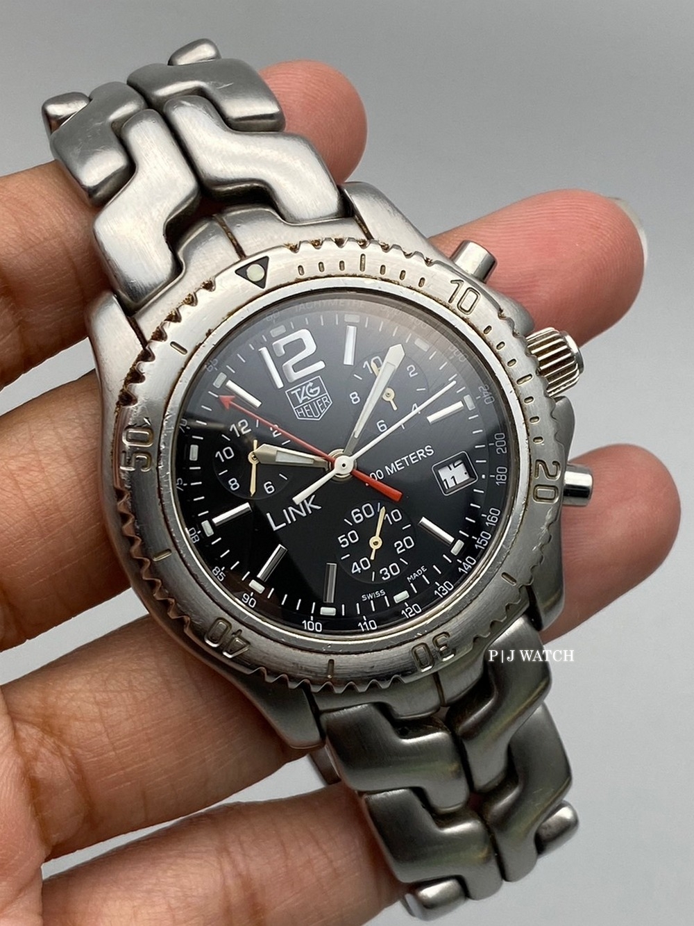 TAG Heuer Link Quartz Chronograph Jason Bourne Steel Watch Ref.CT1111.BF562281