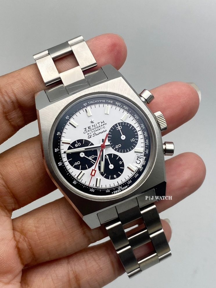 Zenith El Primero Chronograph A384 Revival Chronograph Steel 37 mm Ref.03.A384.400-21.M384