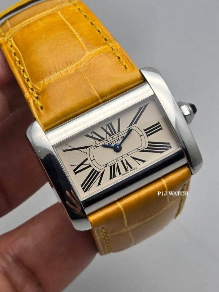 Cartier Tank Divan 20mm x 31mm White Dial Ref.2599