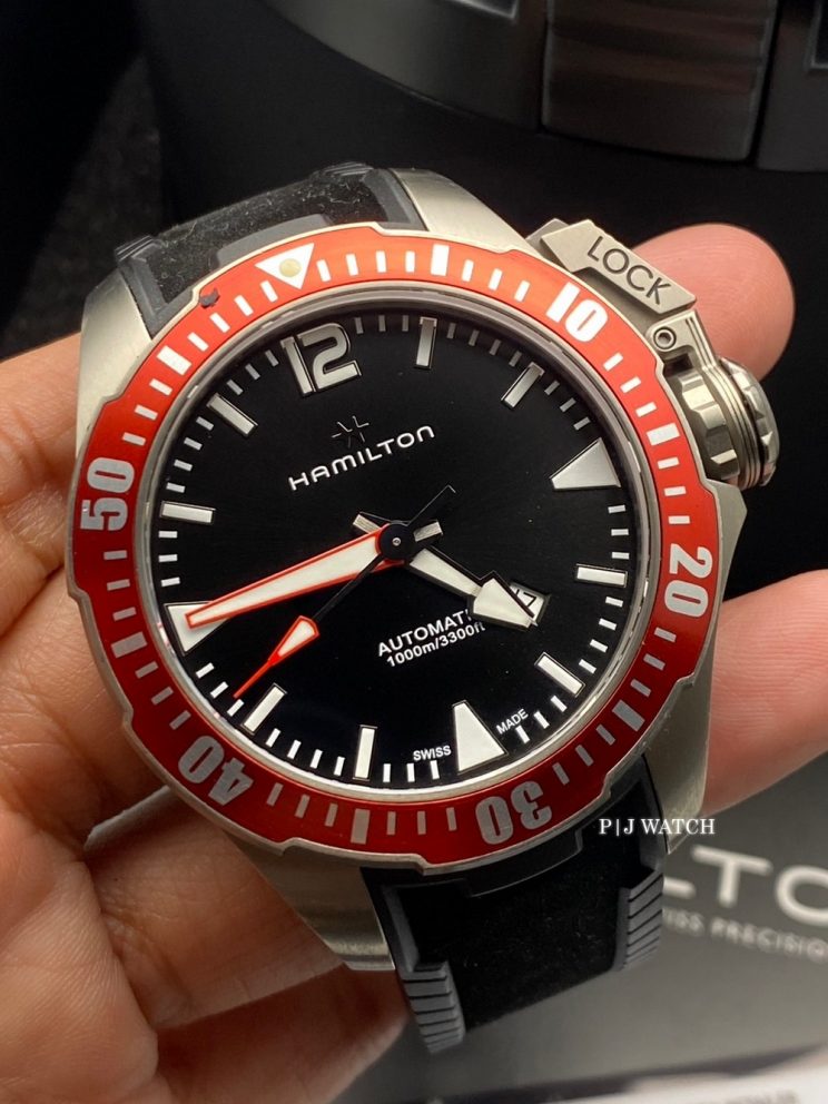 Hamilton Khaki Navy Frogman Titanium Ref.H77805335