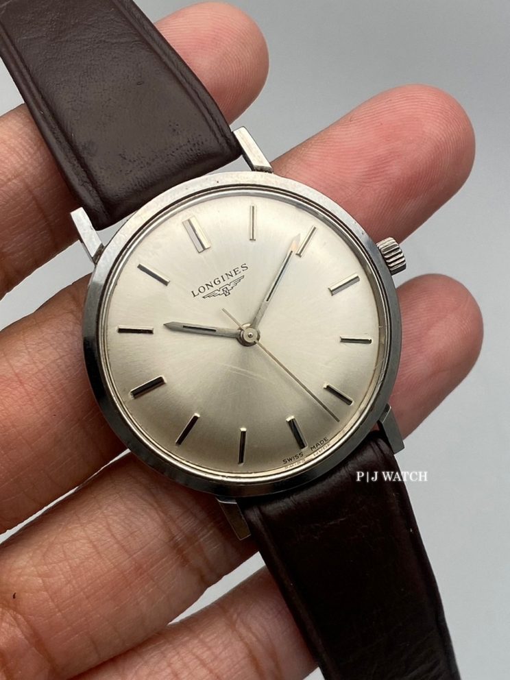 Longines Vintage Stainless Steel Dress Model Ref.7839-4 circa 1968